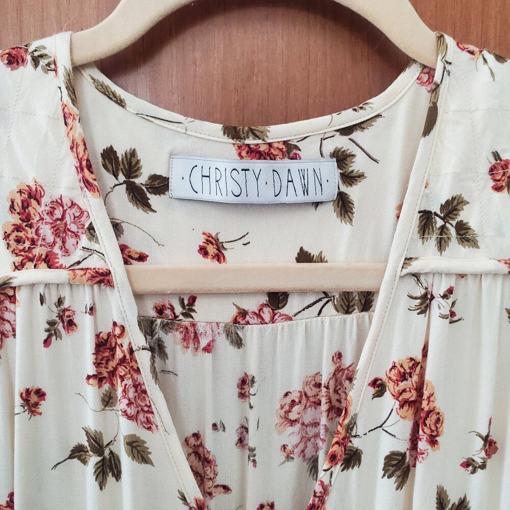 The Dawn Dress by Christy Dawn, Sage Calico, Size Small